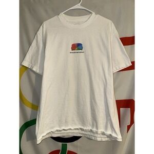 Brockhampton Couch Logo T Shirt Mens Large White Graphic Tee Band Music